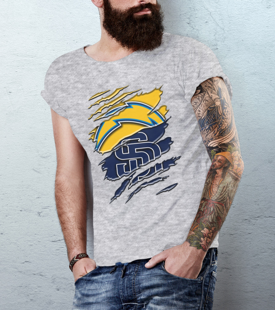 San Diego Chargers And Padres Rah 033 T-Shirt