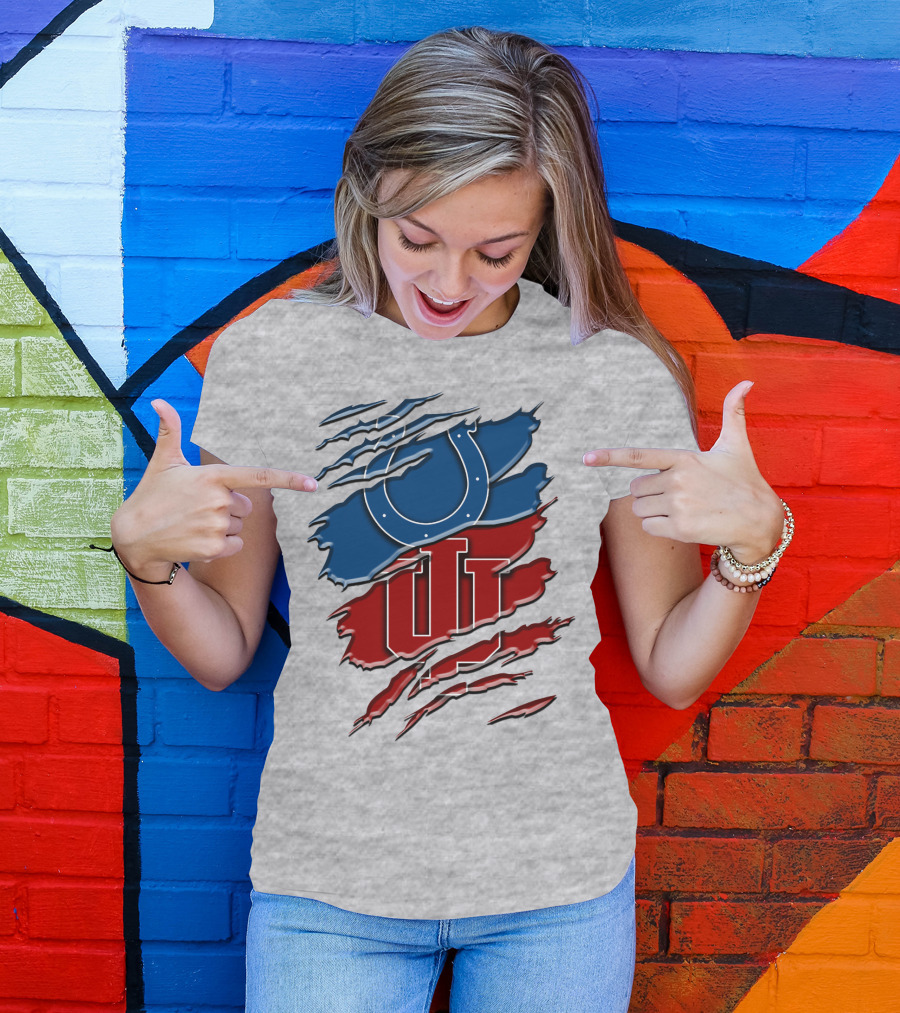 Indianapolis Colts Indiana University Mashup Rah T-Shirt