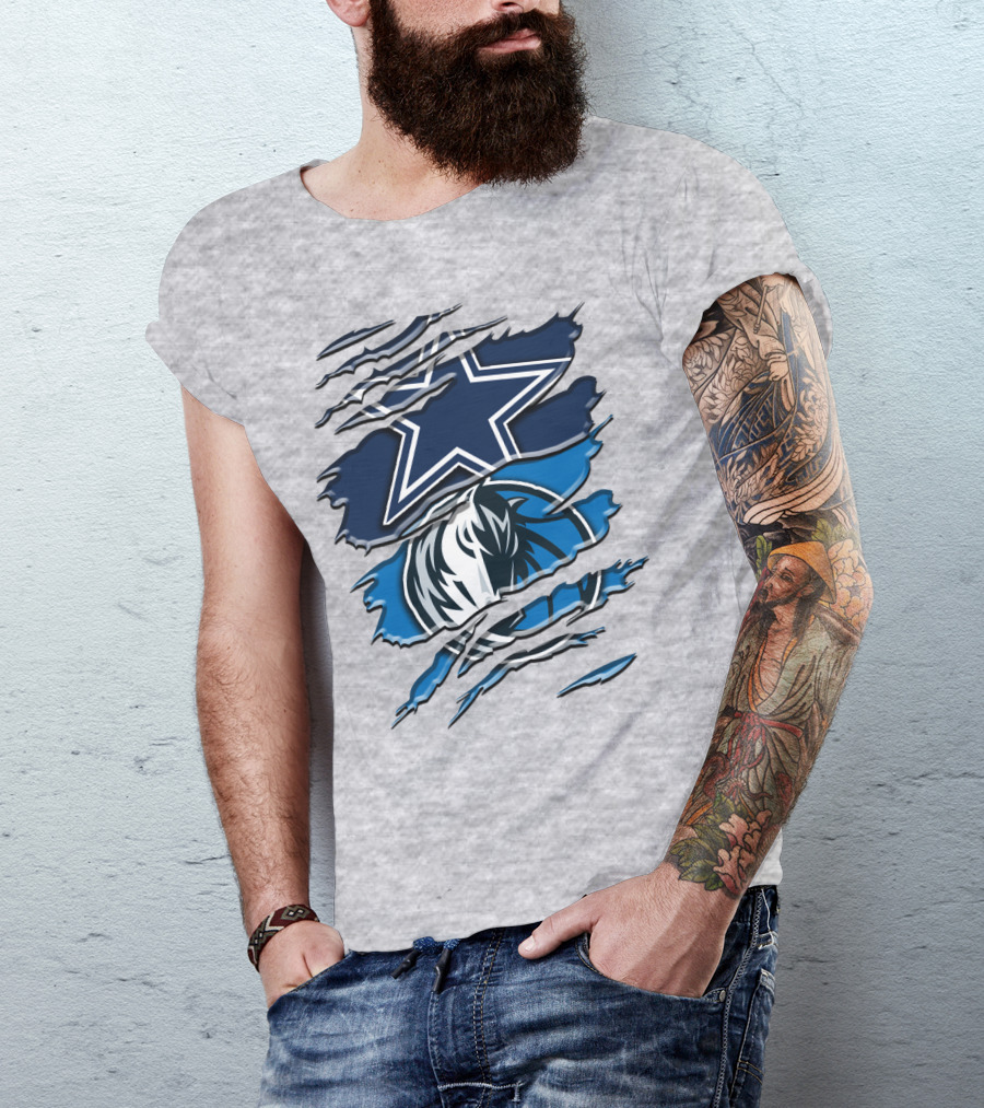 Dallas Cowboys Mavericks Crossover Rah 044 T-Shirt