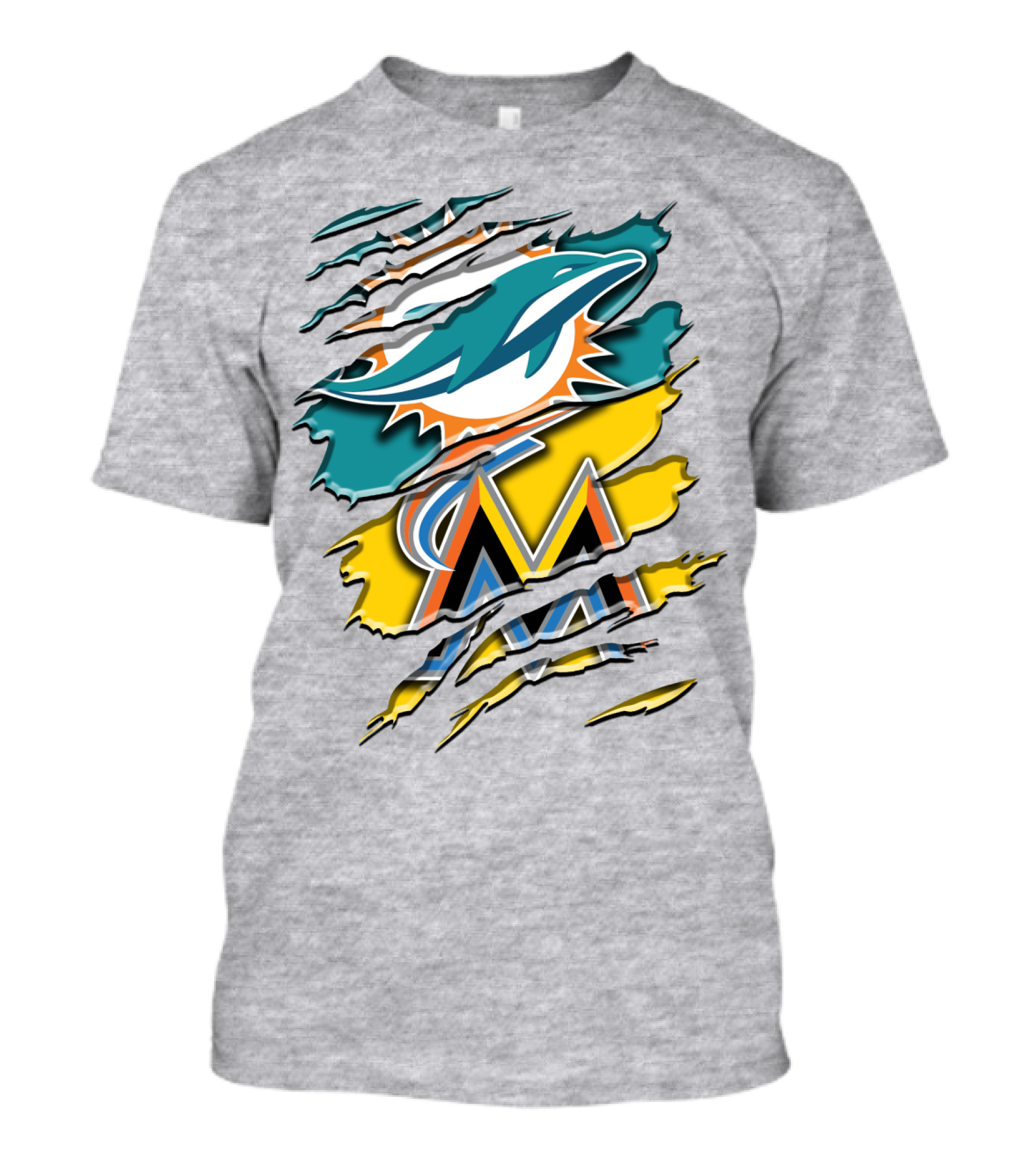 Miami Dolphins Marlins Rah 053 T-Shirt