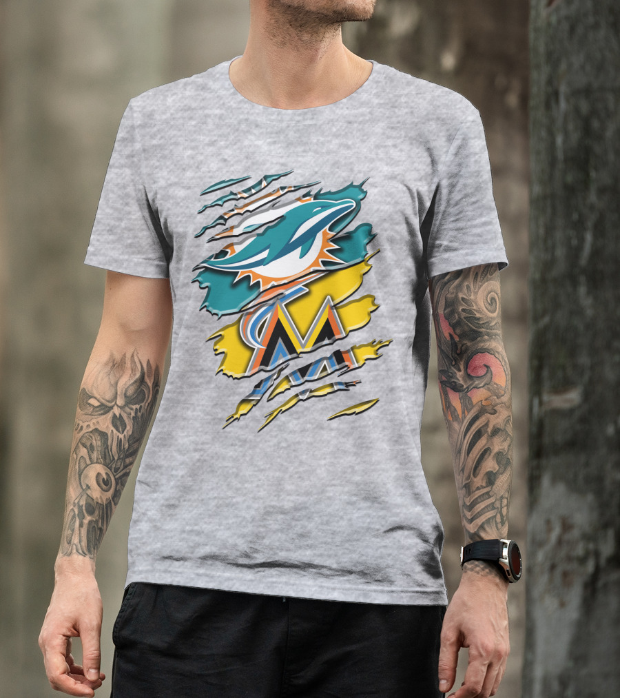 Miami Dolphins Marlins Rah 053 T-Shirt