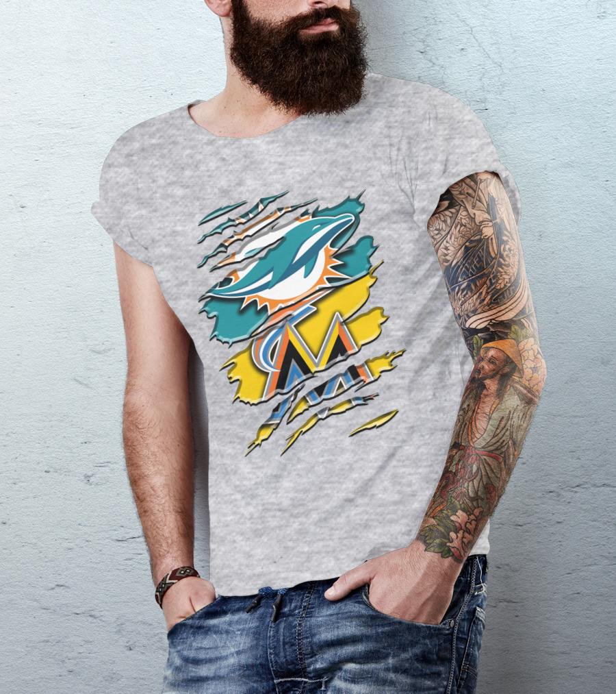 Miami Dolphins Marlins Rah 053 T-Shirt