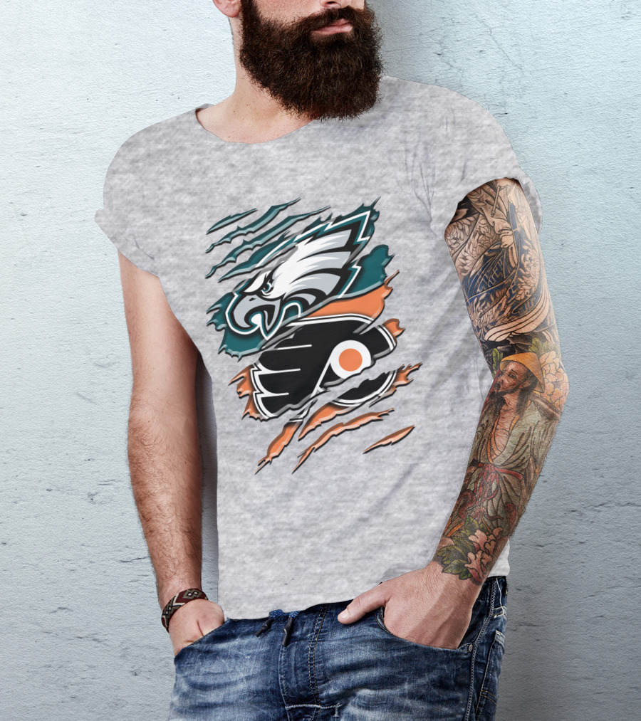 Philadelphia Eagles Flyers Rah 056 T-Shirt