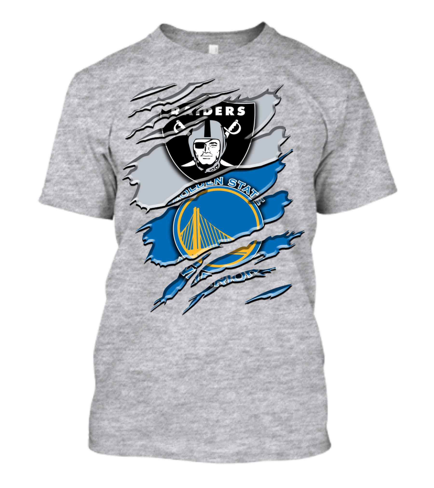 Raiders Golden State Warriors Icons T-Shirt