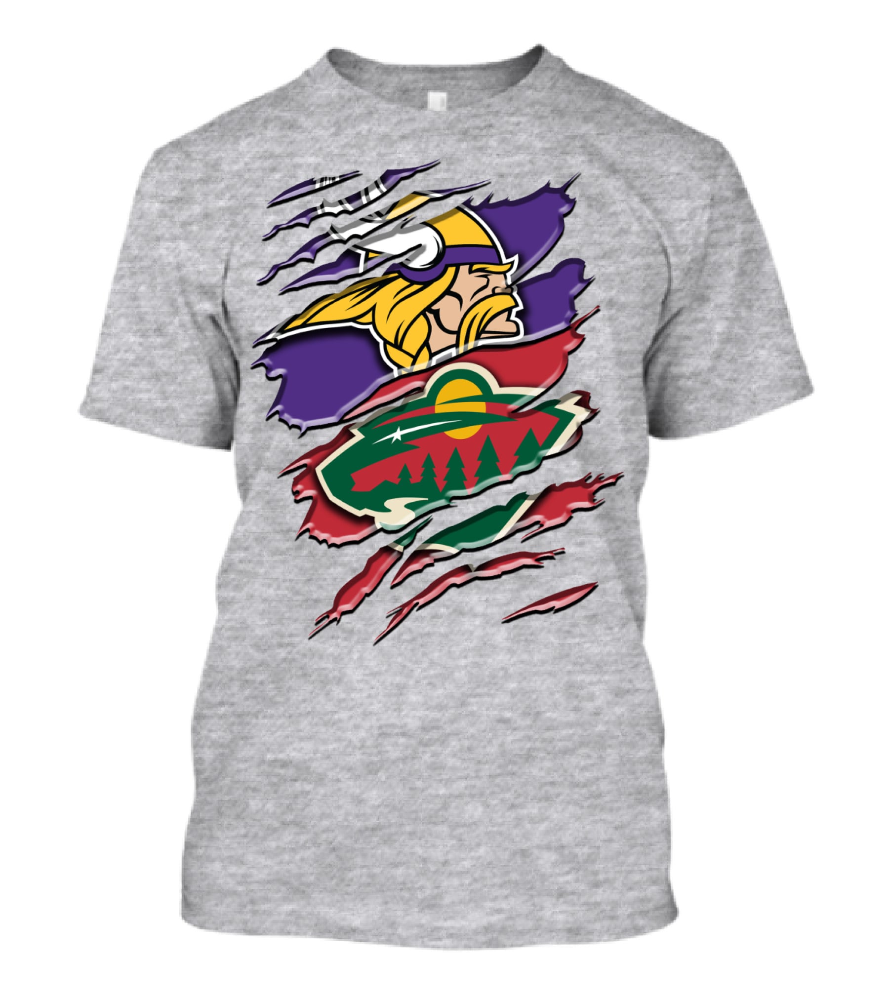 Minnesota Vikings Wild Crossover T-Shirt