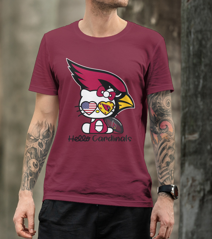 Hello Cardinals Arizona Cardinals T-Shirt