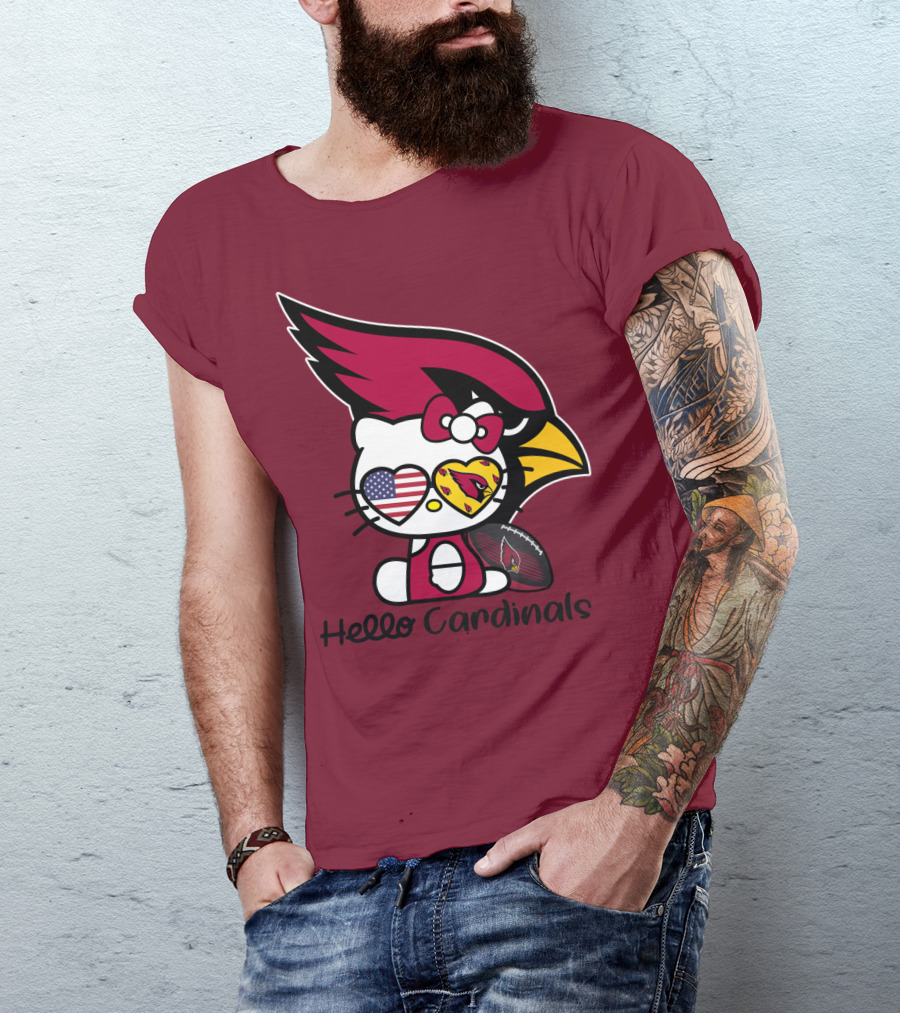 Hello Cardinals Arizona Cardinals T-Shirt