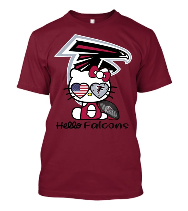 Hello Falcons Atlanta Football Team T-Shirt