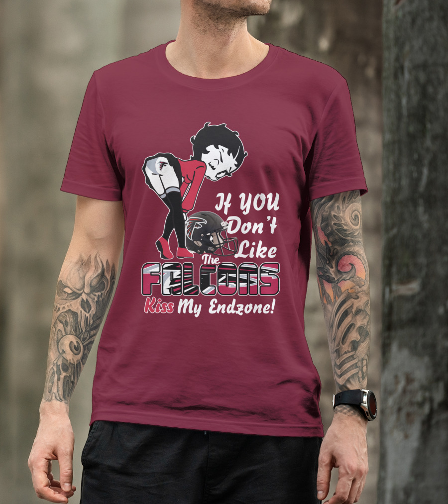 If You Don't Like The Falcons Kiss My Endzone T-Shirt