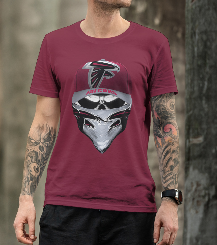 Atlanta Falcons Logo Cap Bandana Combo T-Shirt