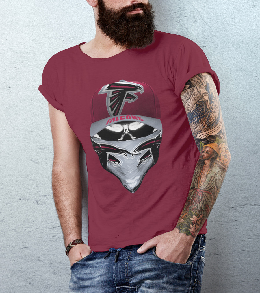 Atlanta Falcons Logo Cap Bandana Combo T-Shirt