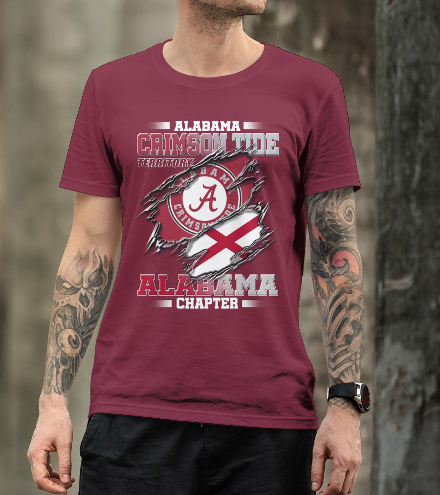 Alabama Crimson Tide Territory Alabama Chapter Crimson Tide T-Shirt