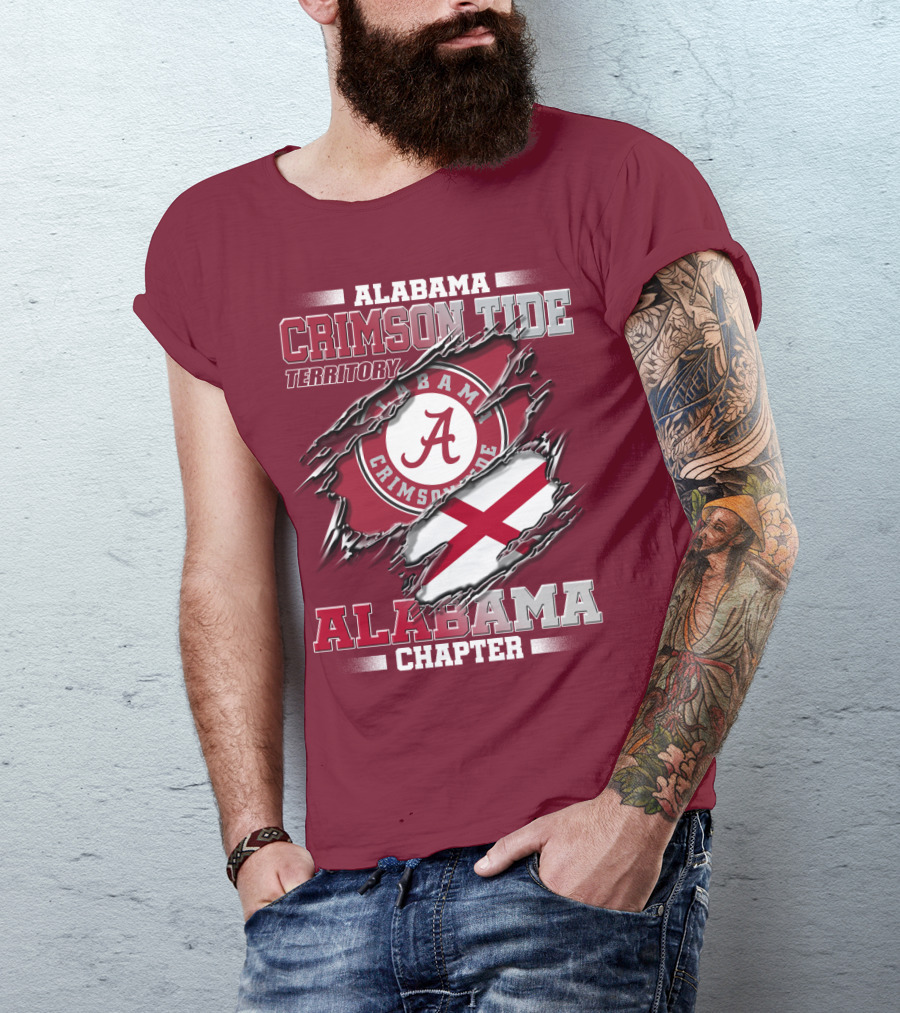 Alabama Crimson Tide Territory Alabama Chapter Crimson Tide T-Shirt