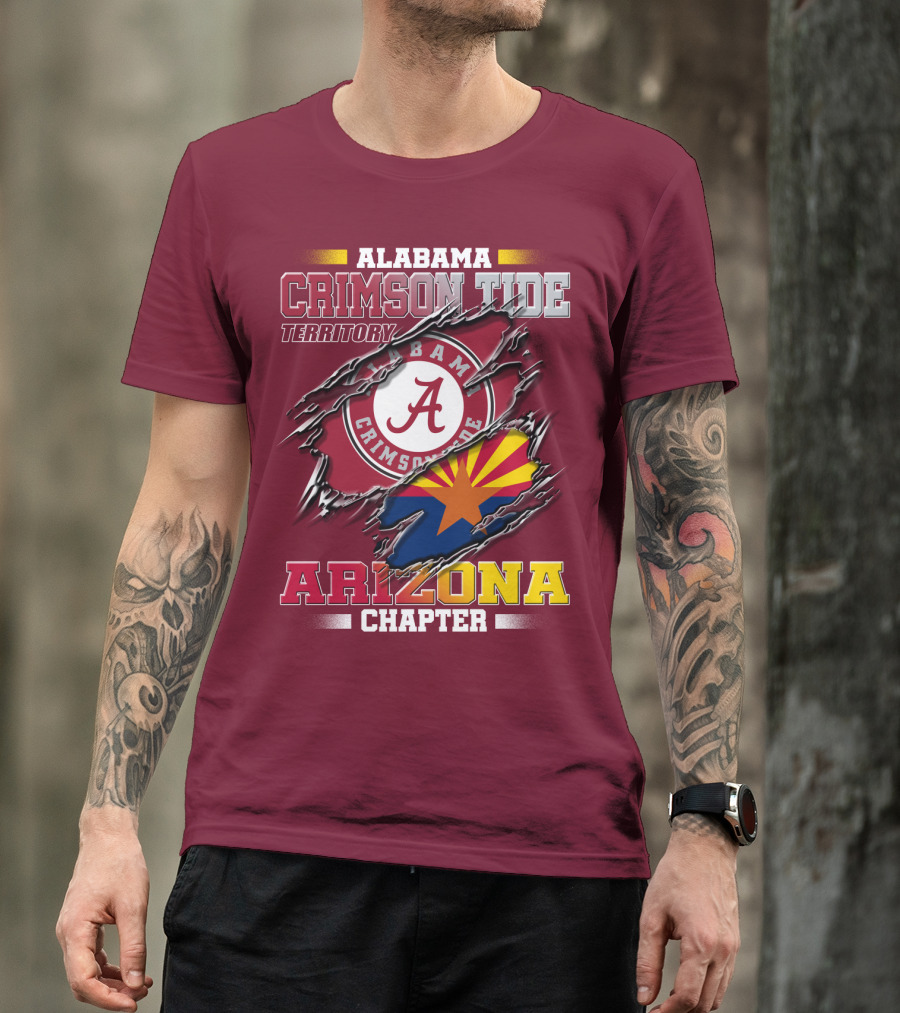 Alabama Crimson Tide Territory Arizona Chapter T-Shirt