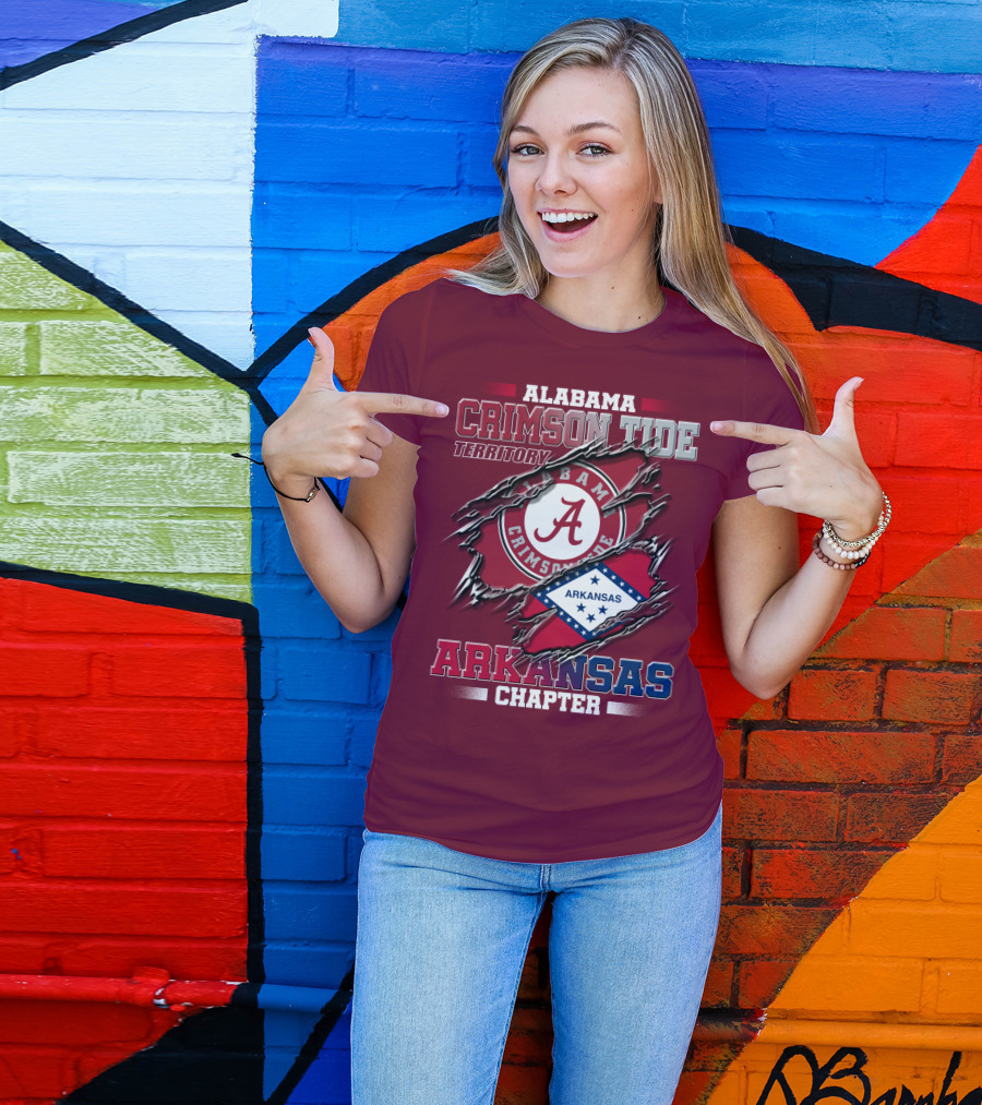 Alabama Crimson Tide Territory Arkansas Chapter T-Shirt