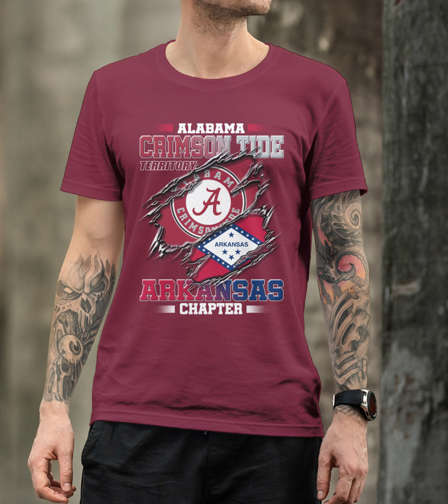 Alabama Crimson Tide Territory Arkansas Chapter T-Shirt