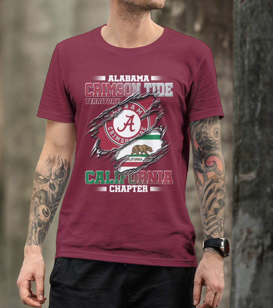 Alabama Crimson Tide Territory California Chapter T-Shirt