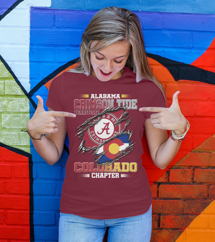 Alabama Crimson Tide Territory Colorado Chapter T-Shirt