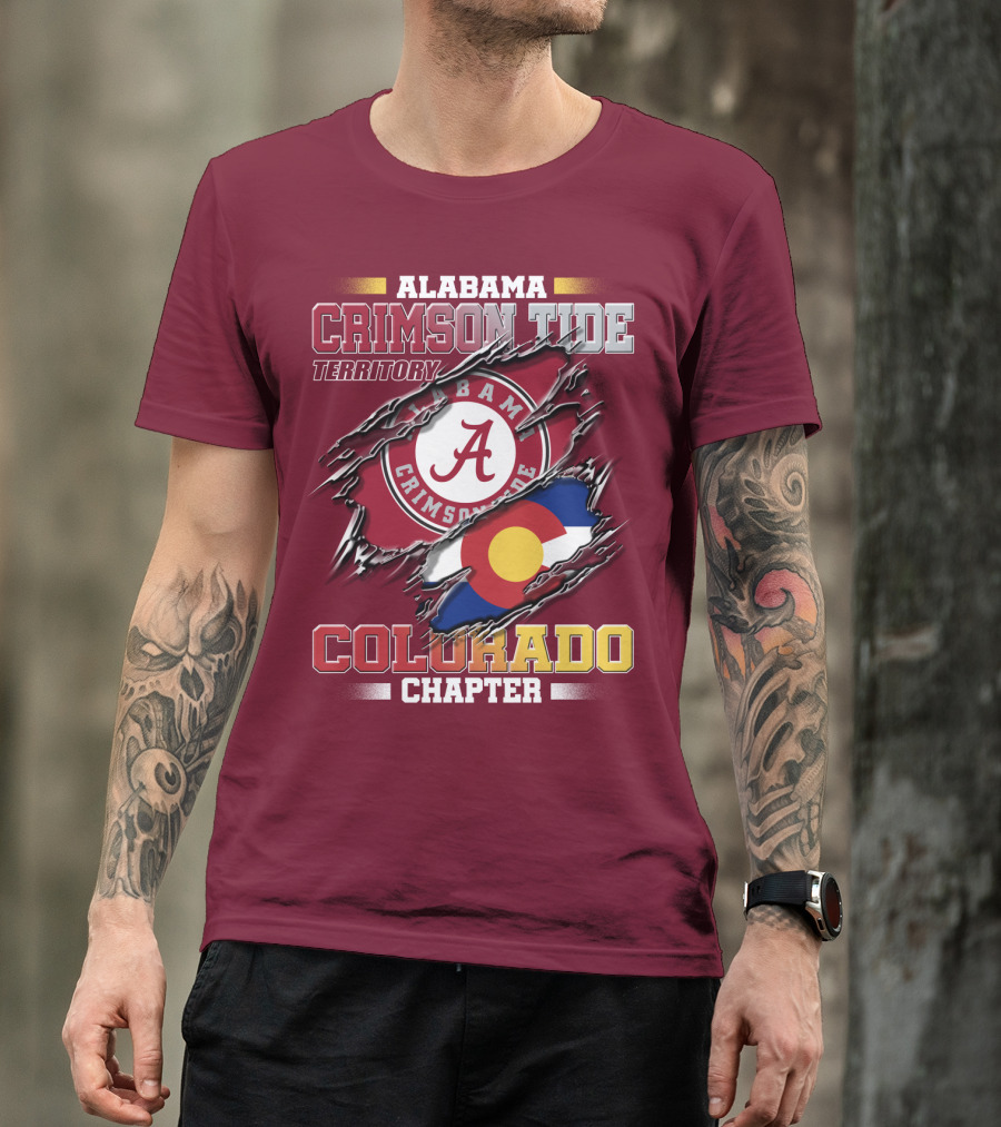Alabama Crimson Tide Territory Colorado Chapter T-Shirt