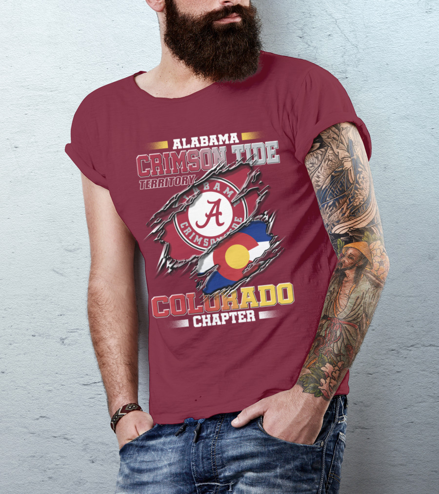 Alabama Crimson Tide Territory Colorado Chapter T-Shirt