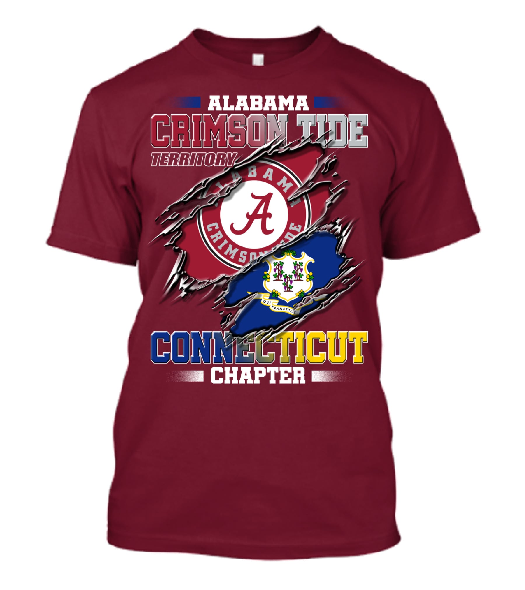 Alabama Crimson Tide Territory Connecticut Chapter T-Shirt