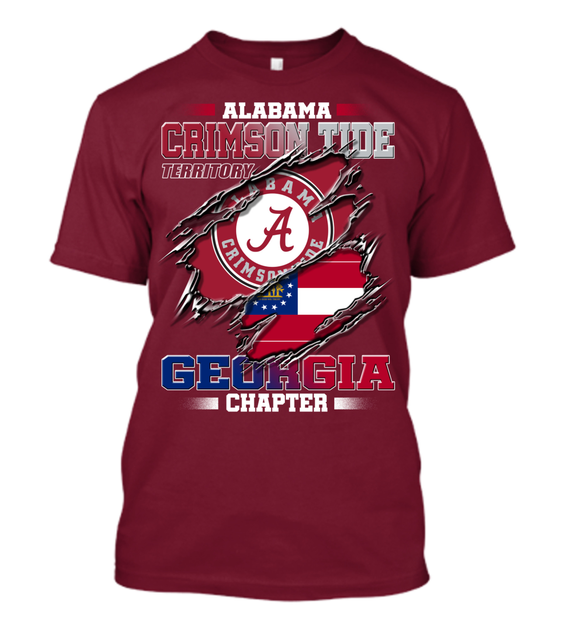Alabama Crimson Tide Territory Georgia Chapter T-Shirt