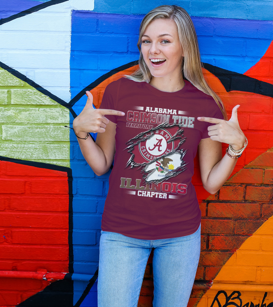 Alabama Crimson Tide Territory Illinois Chapter T-Shirt