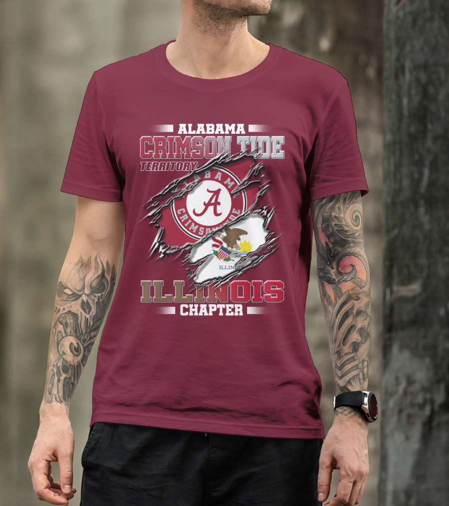 Alabama Crimson Tide Territory Illinois Chapter T-Shirt