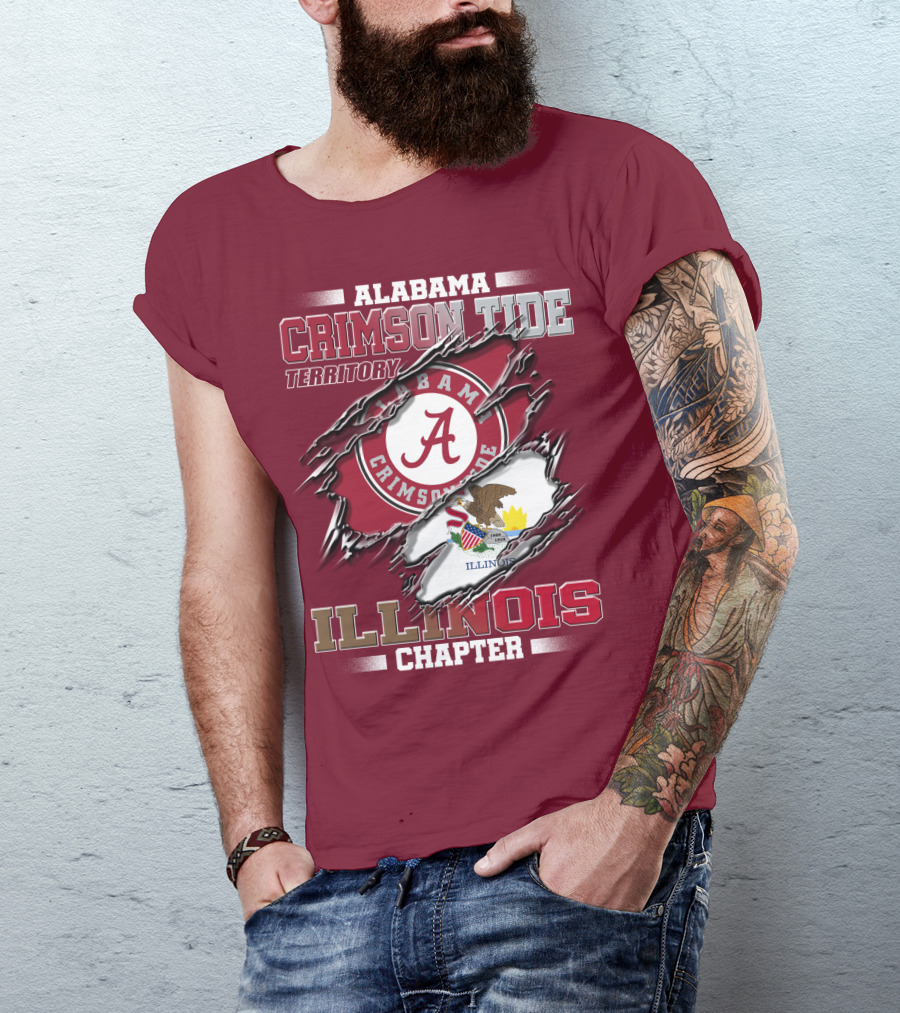 Alabama Crimson Tide Territory Illinois Chapter T-Shirt
