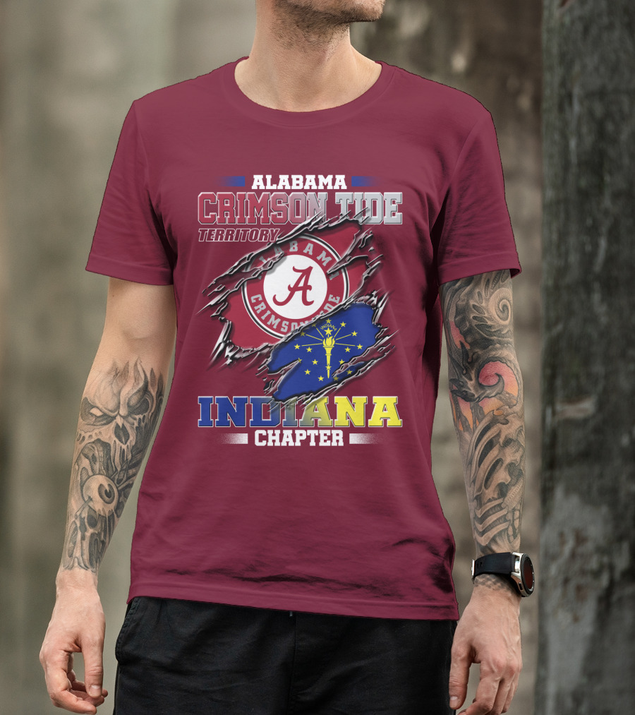 Alabama Crimson Tide Territory Indiana Chapter T-Shirt