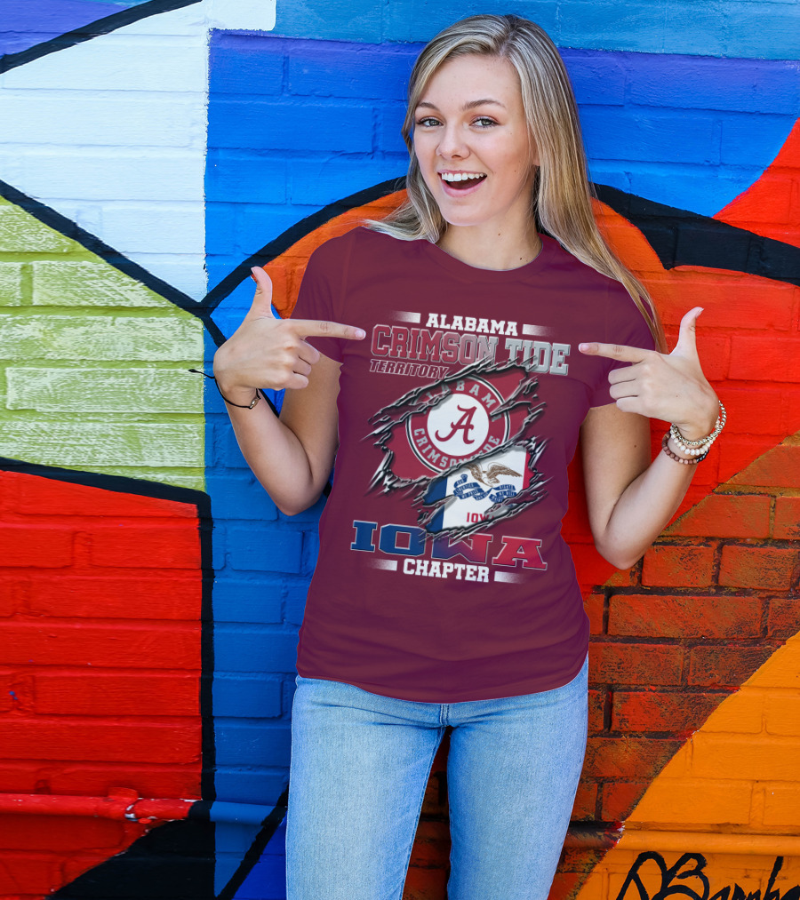Alabama Crimson Tide Territory Iowa Chapter T-Shirt