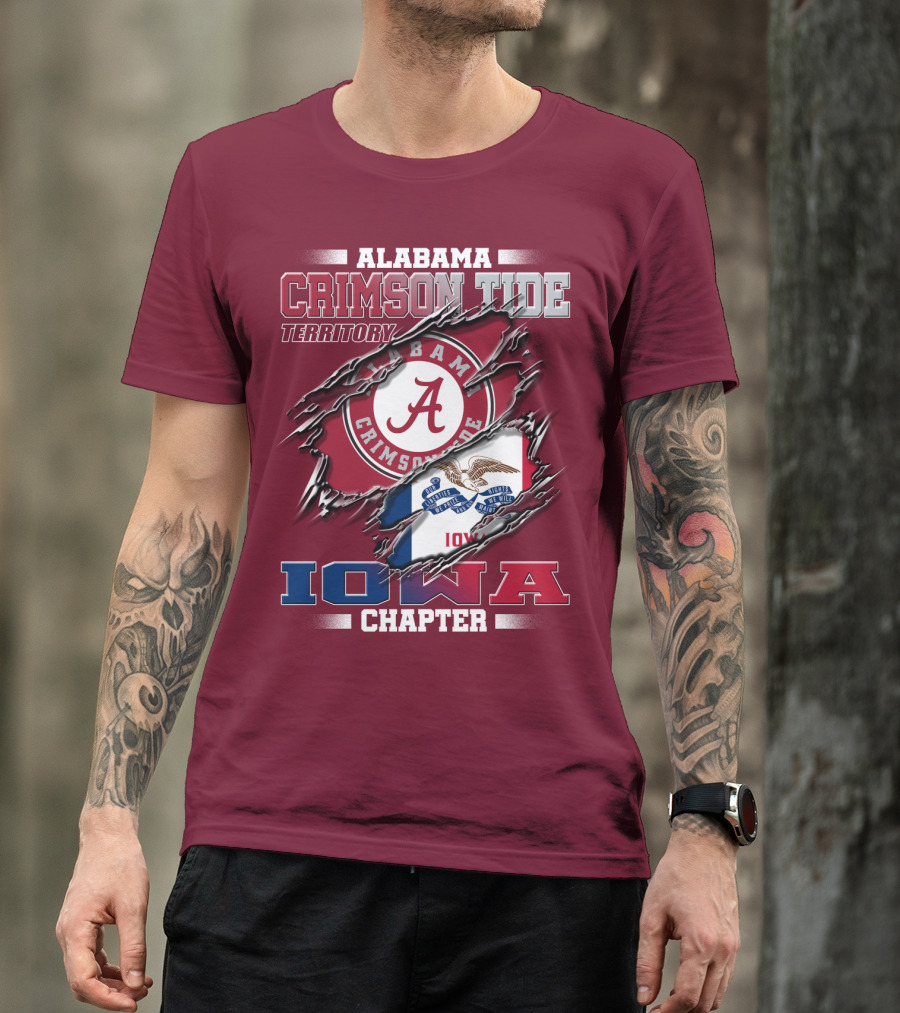 Alabama Crimson Tide Territory Iowa Chapter T-Shirt