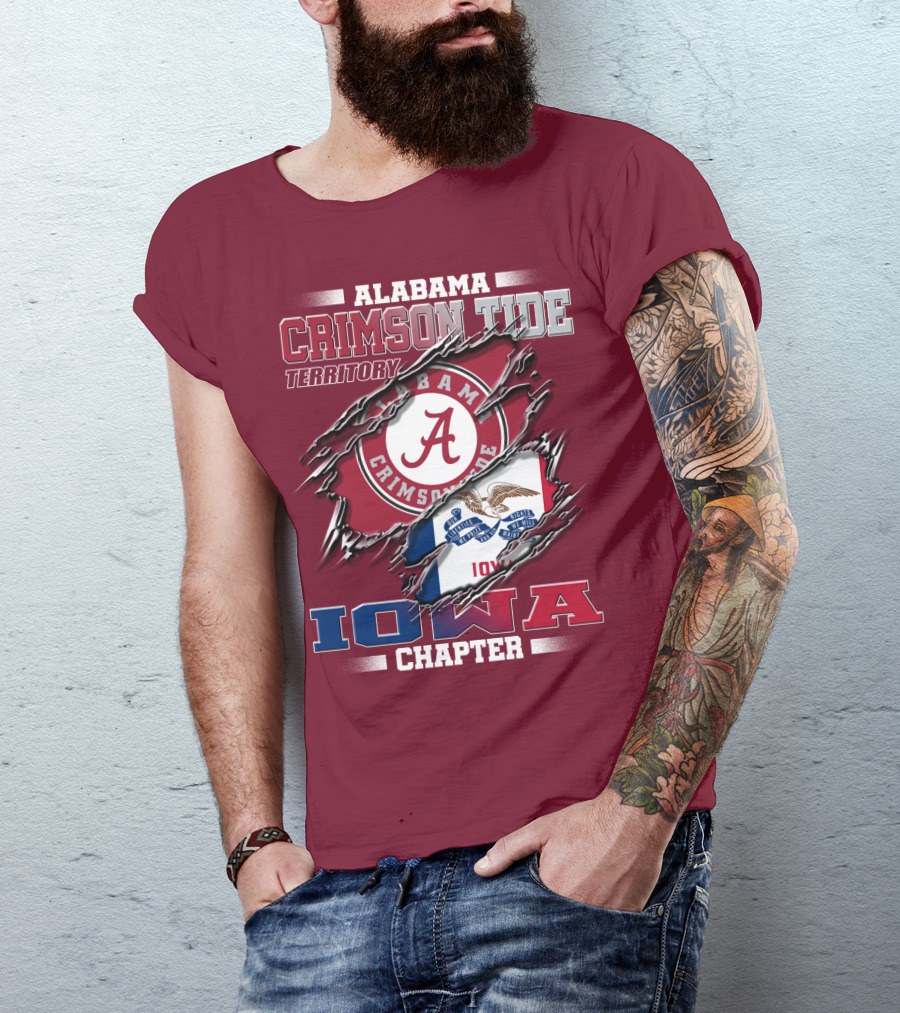Alabama Crimson Tide Territory Iowa Chapter T-Shirt