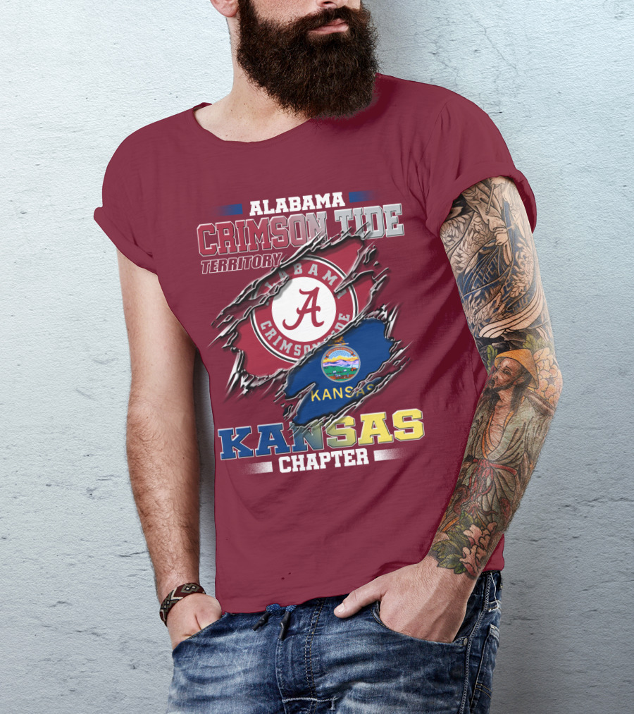 Alabama Crimson Tide Territory Kansas Chapter T-Shirt