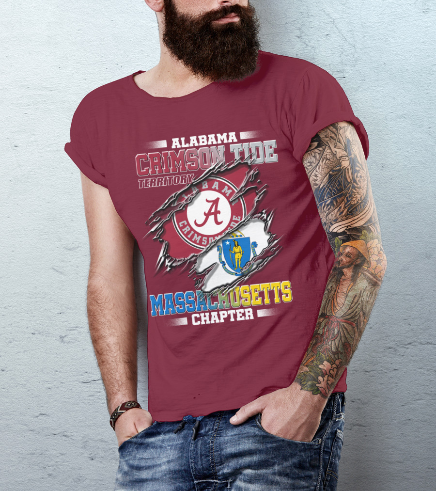 Alabama Crimson Tide Territory Massachusetts Chapter T-Shirt