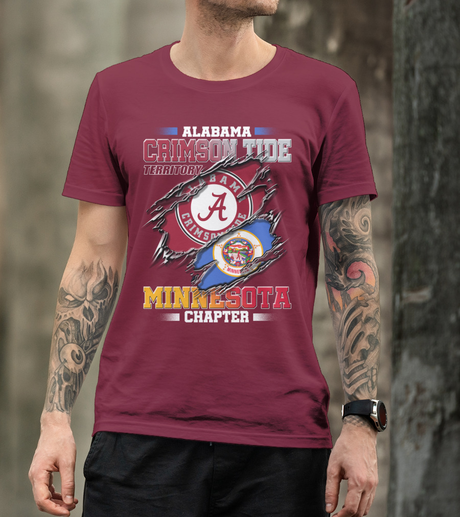 Alabama Crimson Tide Territory Minnesota Chapter T-Shirt