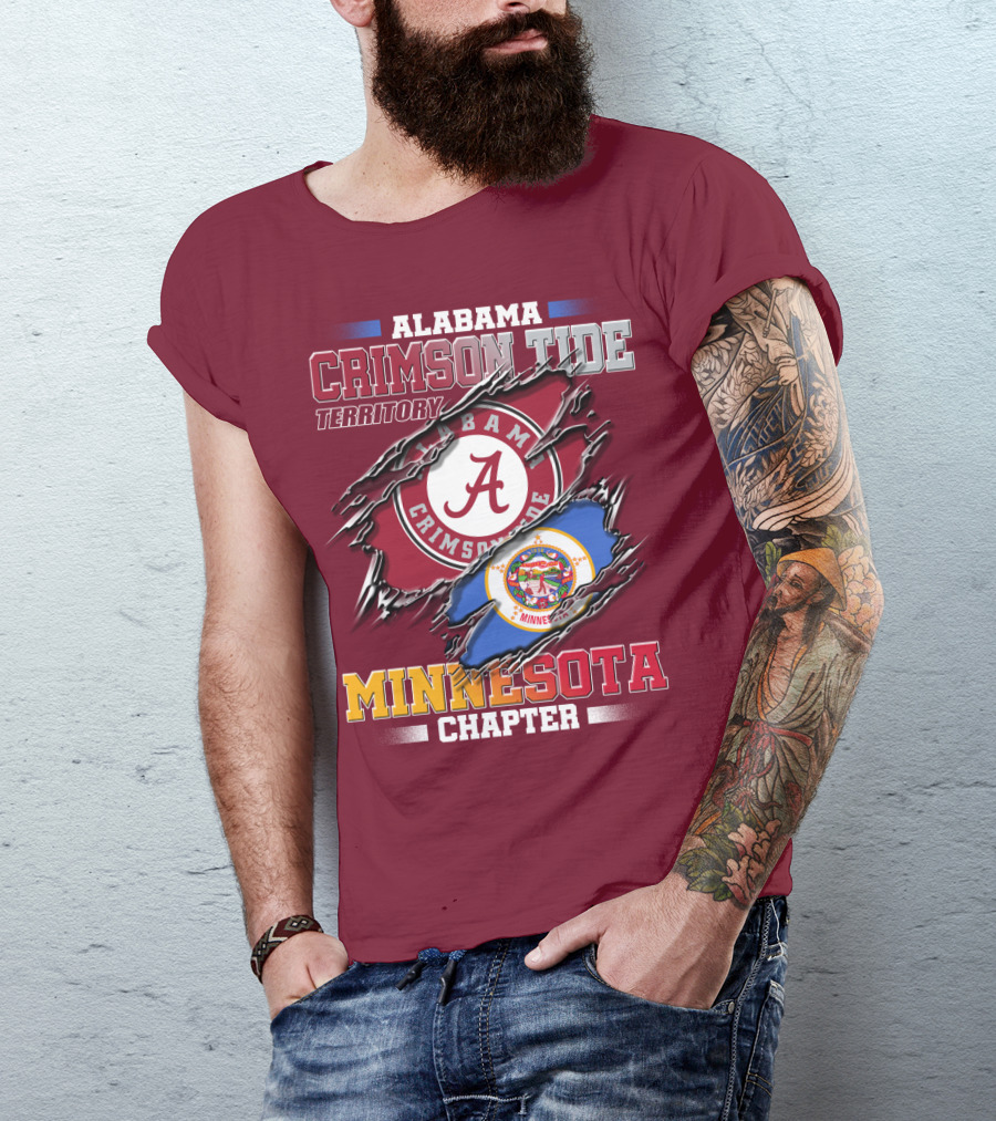 Alabama Crimson Tide Territory Minnesota Chapter T-Shirt