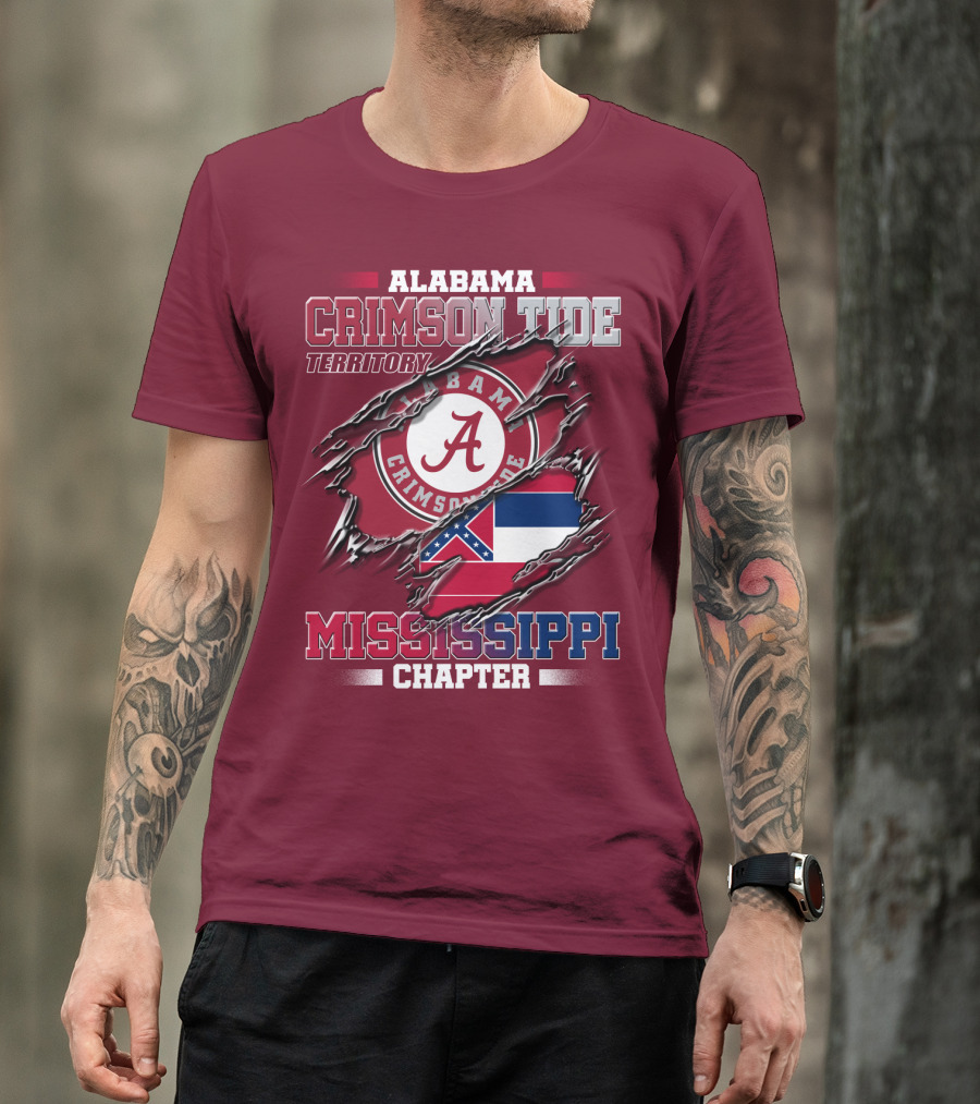 Alabama Crimson Tide Territory Mississippi Chapter T-Shirt