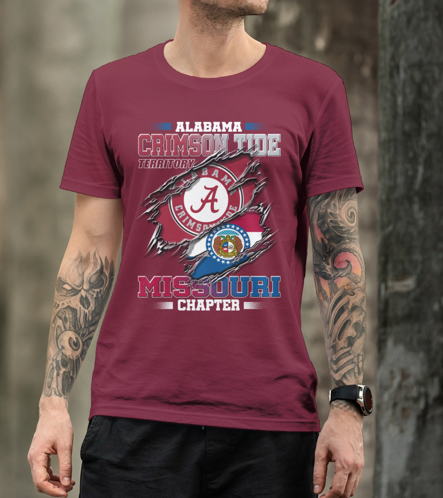 Alabama Crimson Tide Territory Missouri Chapter T-Shirt