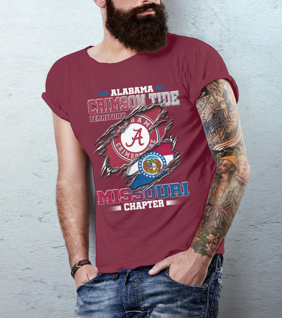 Alabama Crimson Tide Territory Missouri Chapter T-Shirt