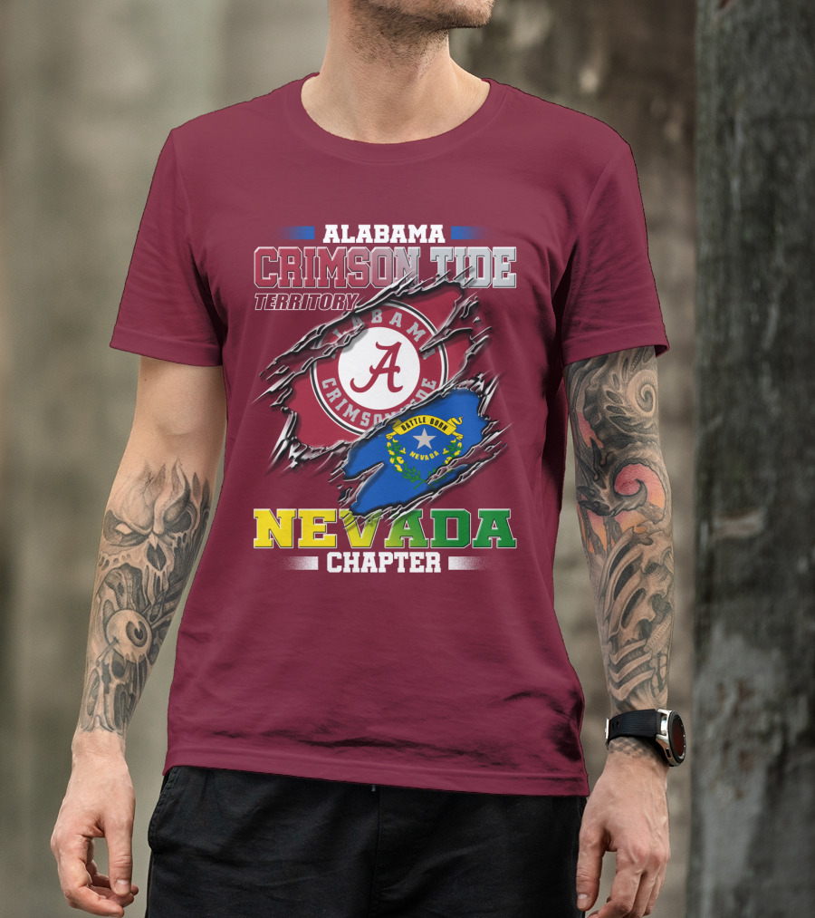 Alabama Crimson Tide Territory Nevada Chapter T-Shirt