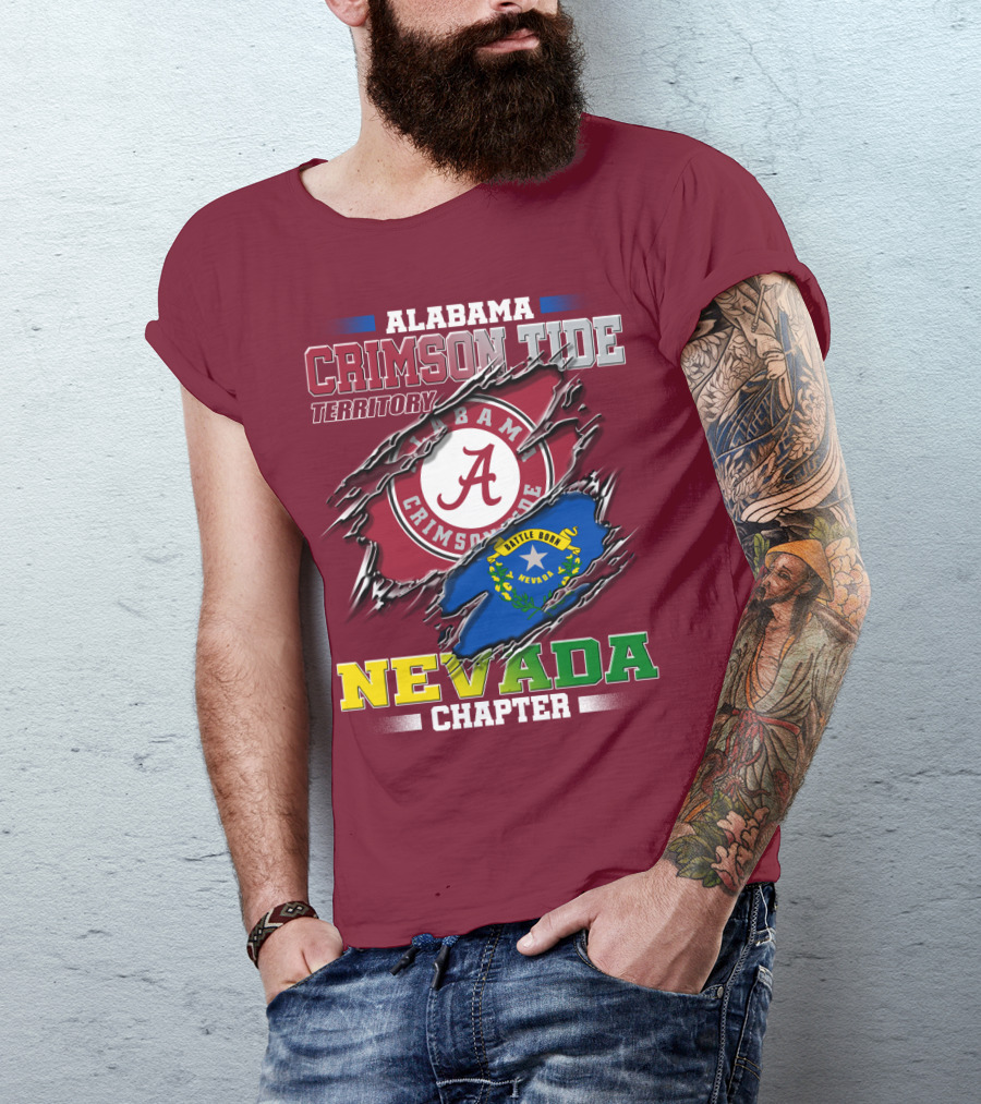 Alabama Crimson Tide Territory Nevada Chapter T-Shirt