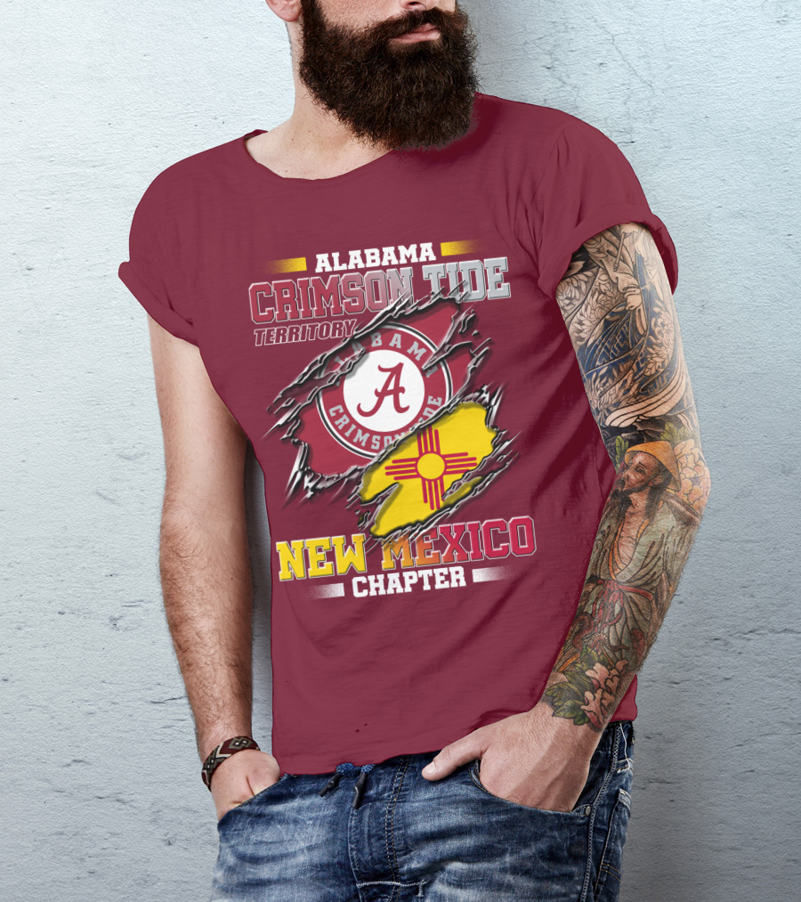 Alabama Crimson Tide Territory New Mexico Chapter T-Shirt