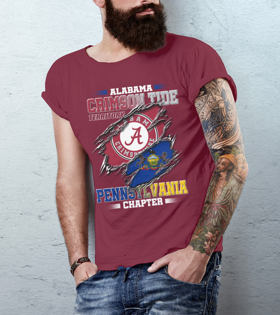 Alabama Crimson Tide Territory Pennsylvania Chapter T-Shirt