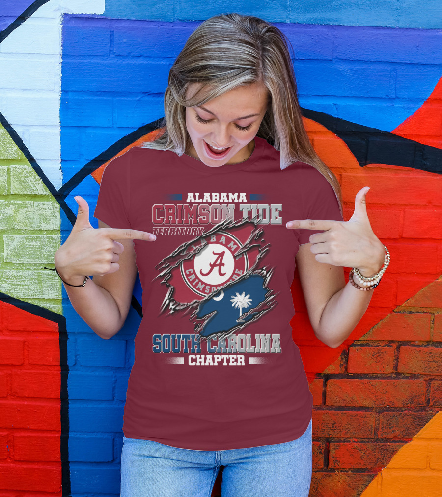 Alabama Crimson Tide Territory South Carolina Chapter T-Shirt