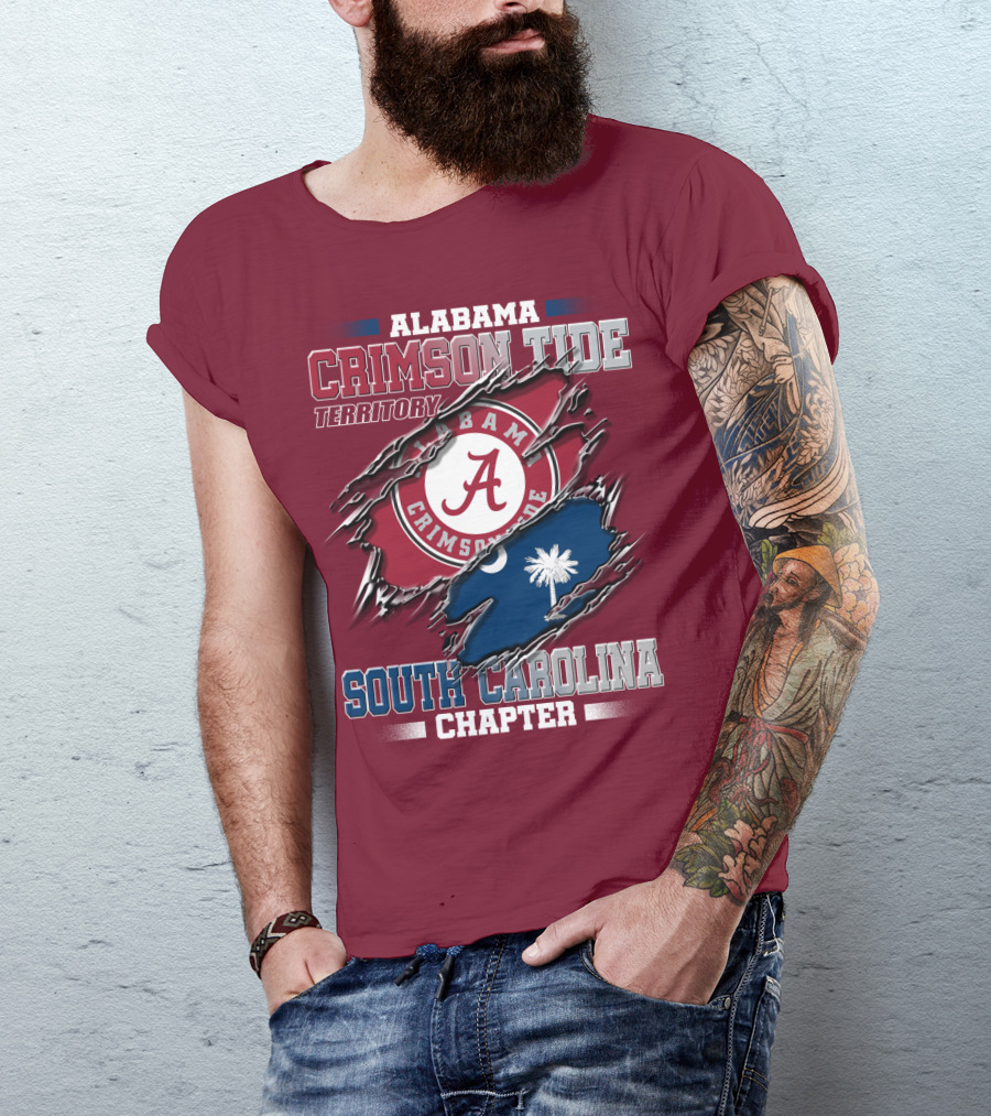 Alabama Crimson Tide Territory South Carolina Chapter T-Shirt
