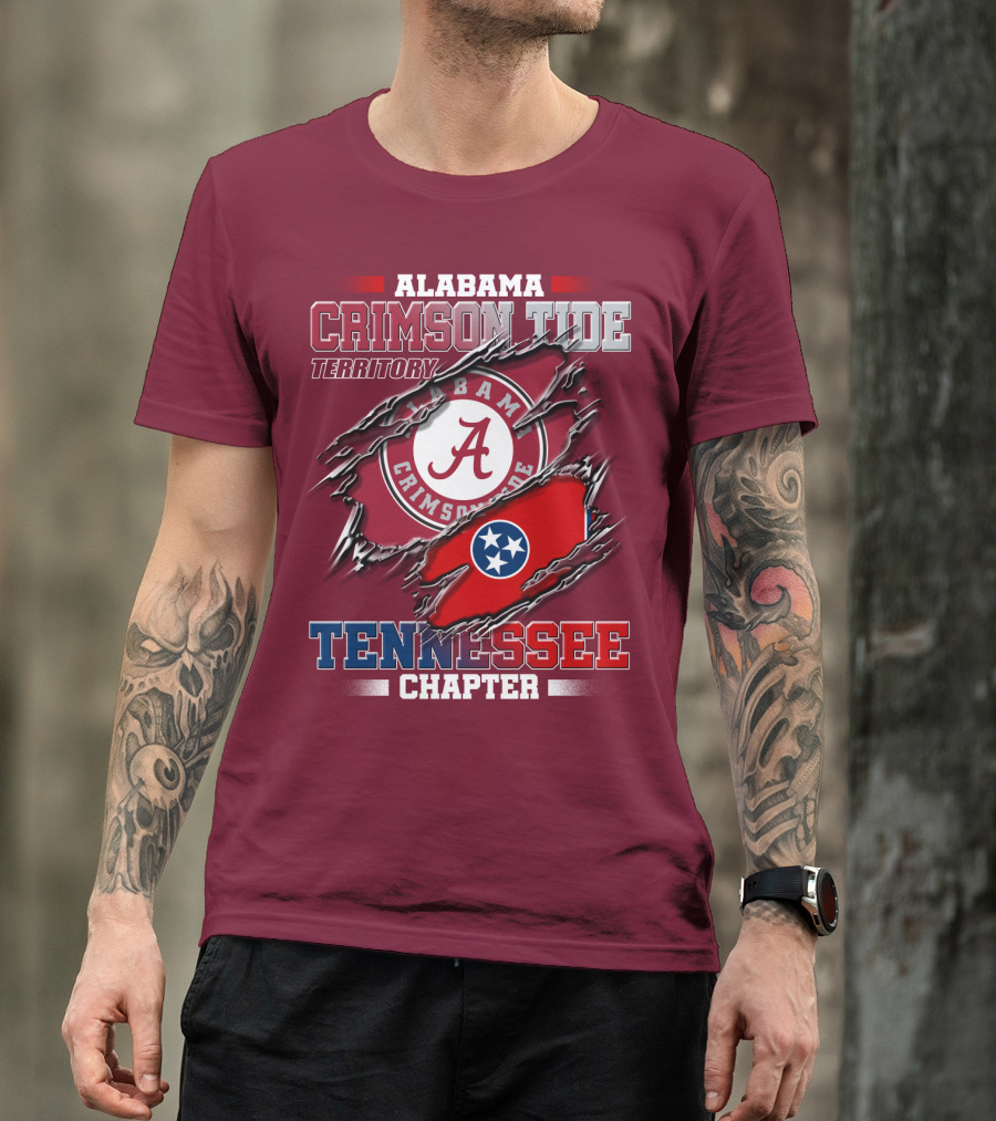 Alabama Crimson Tide Territory Tennessee Chapter T-Shirt