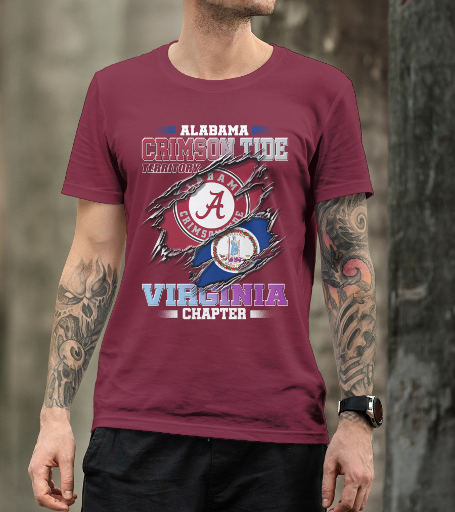 Alabama Crimson Tide Territory Virginia Chapter T-Shirt
