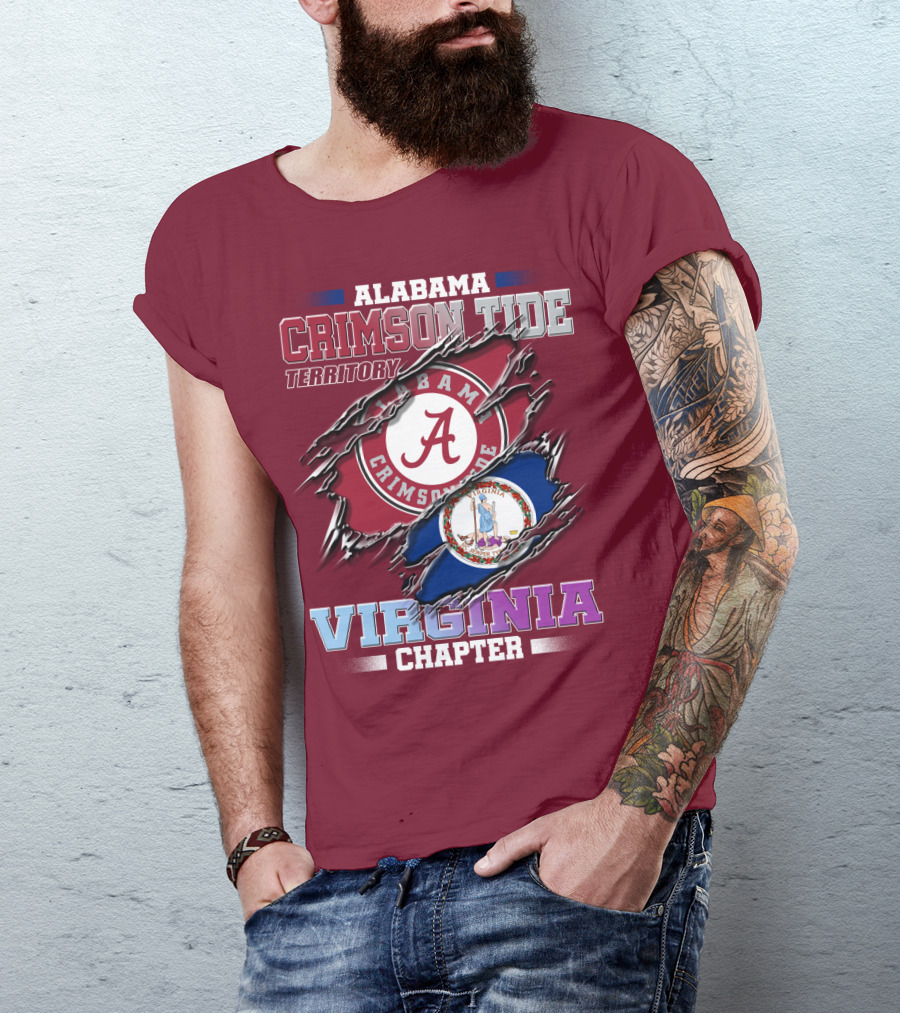 Alabama Crimson Tide Territory Virginia Chapter T-Shirt
