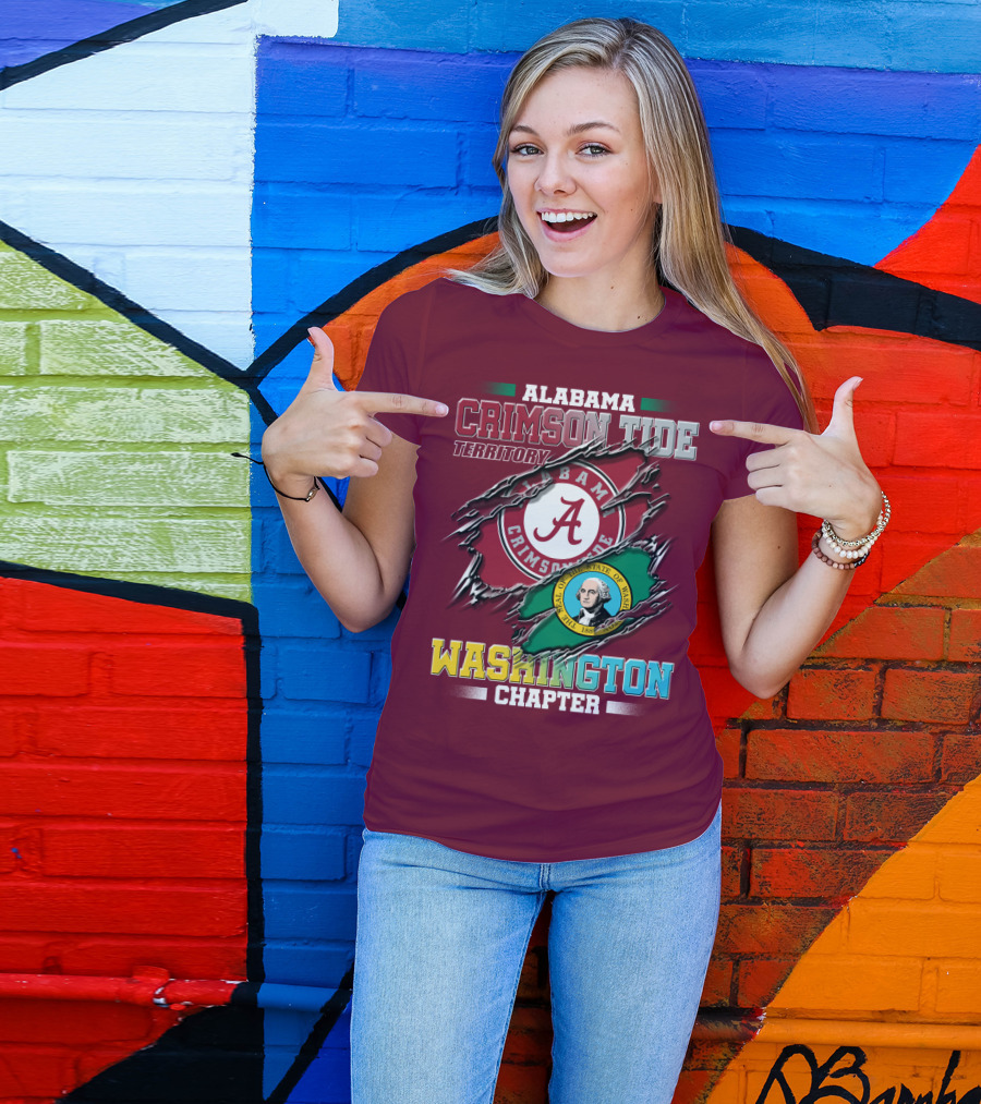 Alabama Crimson Tide Territory Washington Chapter T-Shirt